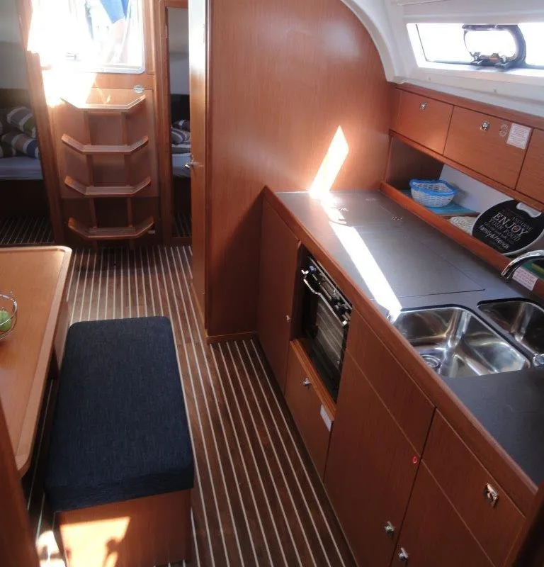 Galley of Ile, a Bavaria Cruiser 41 sailboat at Split, Croatia