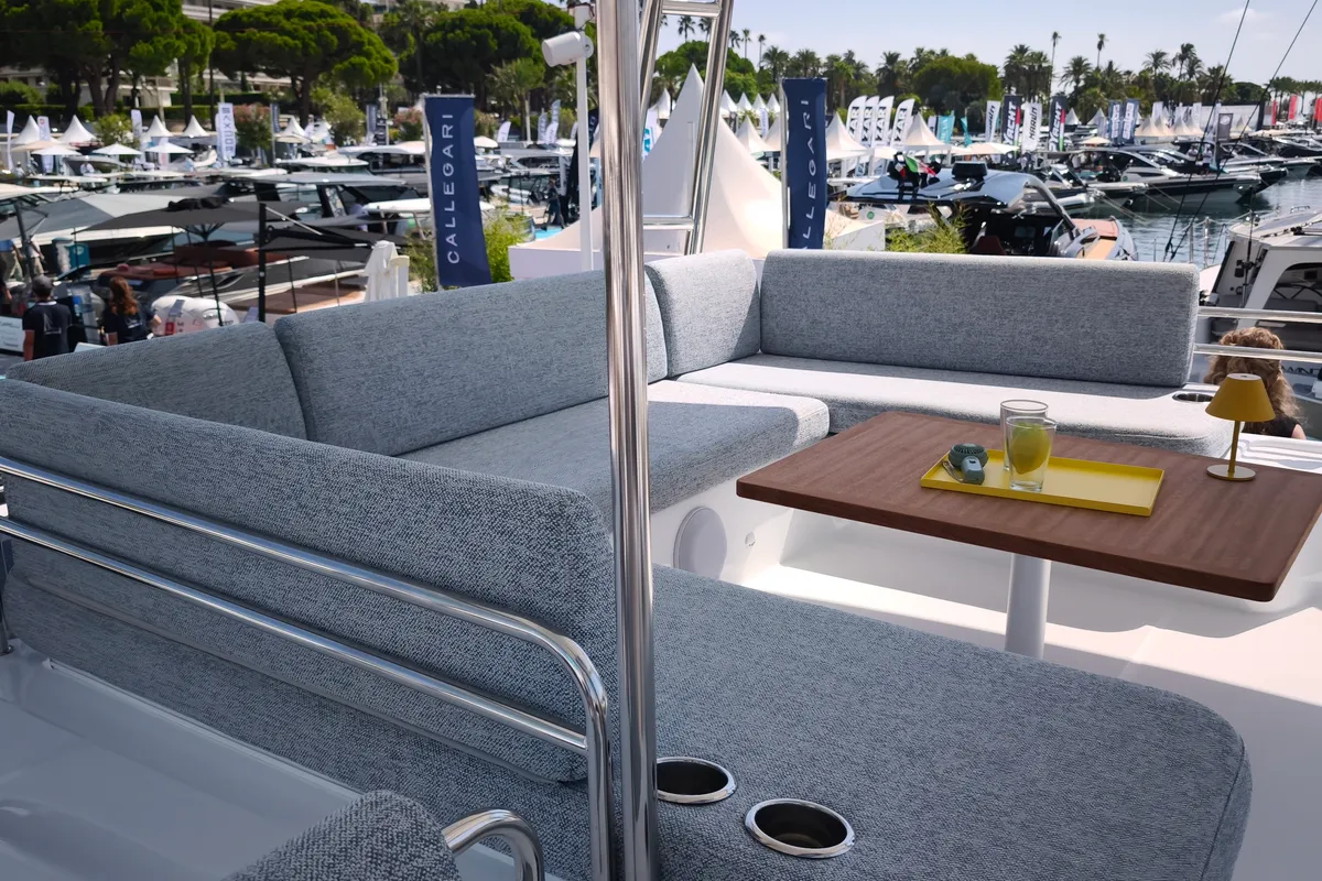 Cabin on Lagoon 47, a catamaran at Athens, Greece