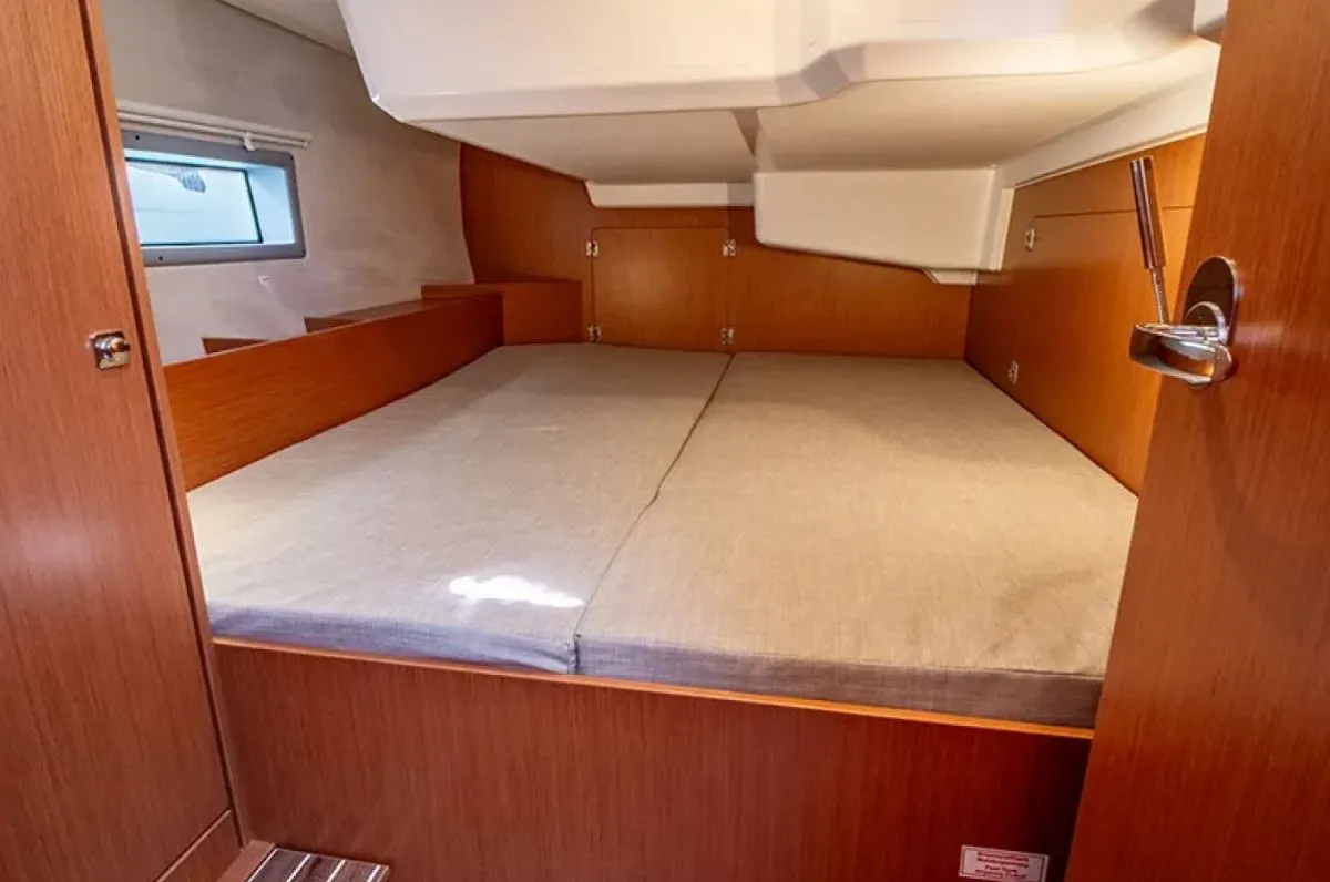 Cabin on Jenny K, a Bavaria C42 sailboat at Municipal Unit of Lefkada, Greece