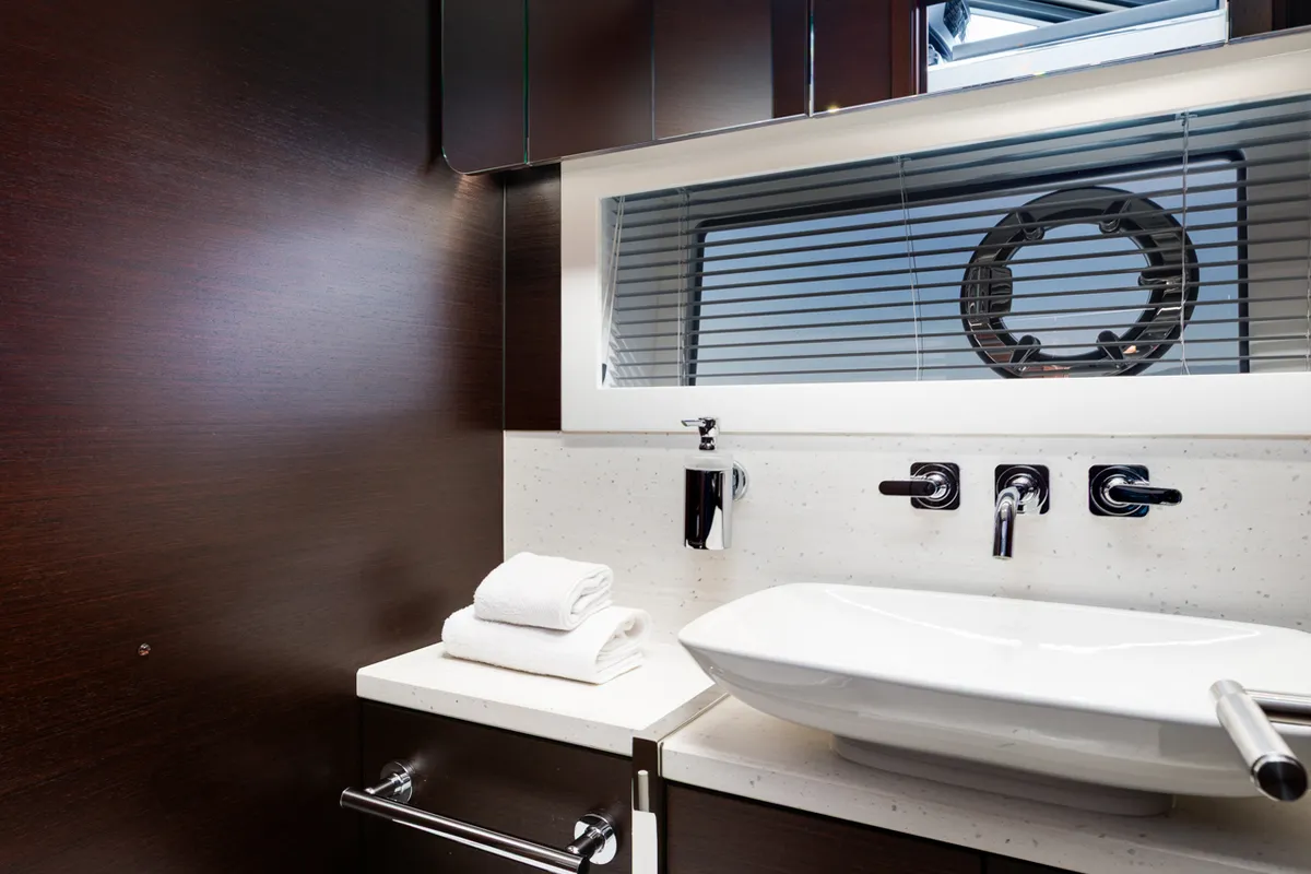 Head on X2, a Sunseeker 65 motor yacht at Split, Croatia