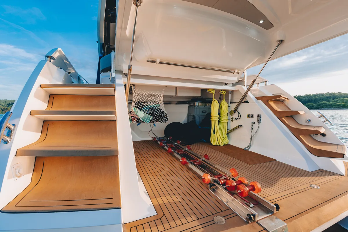 X2, a Sunseeker 65 motor yacht at Split, Croatia