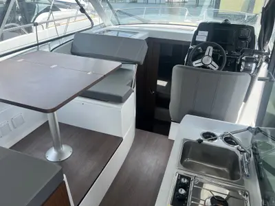Salon of Jack, a Beneteau Antares 9 OB motorboat at Punat, Croatia