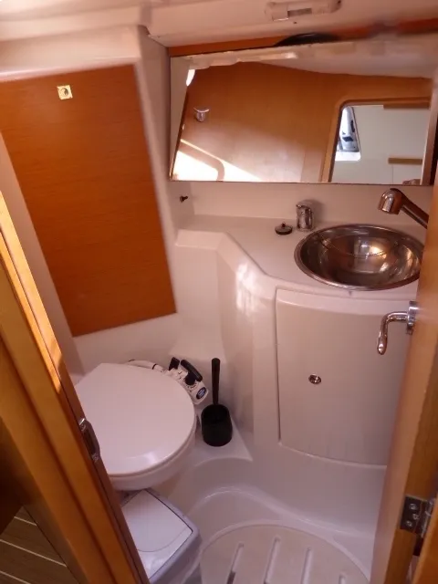 Head on Scooby-Doo, a Jeanneau Sun Odyssey 36i sailboat at Fethiye, Turkey