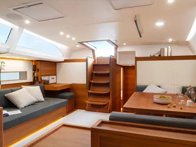 Salon of Milagro, a Solaris 64 RS sailboat at Pirovac, Croatia