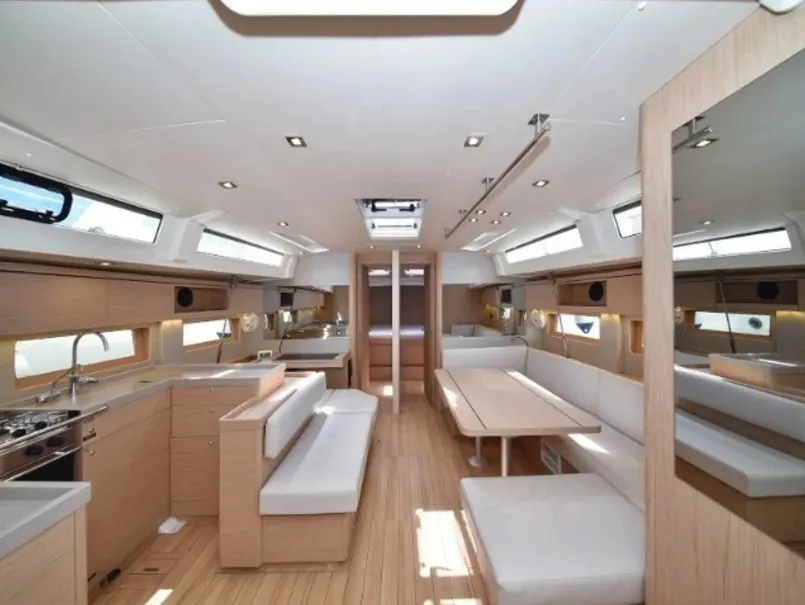 Galley of Hydra XV, a Lagoon 46 catamaran at Municipal Unit of Lefkada, Greece