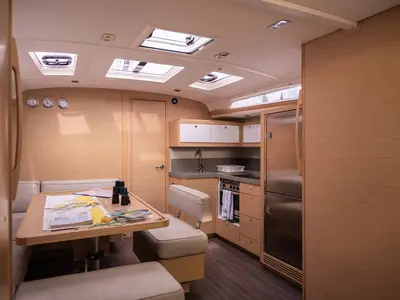 Galley of Happiness, a Dufour 470 sailboat at Marmaris, Turkey