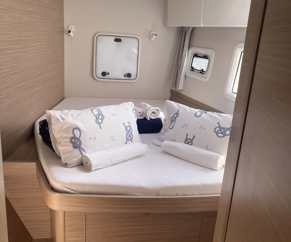 Cabin on Top Light, a Lagoon 42 catamaran at Split, Croatia