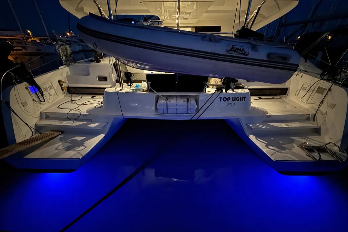 Top Light, a Lagoon 42 catamaran at Split, Croatia