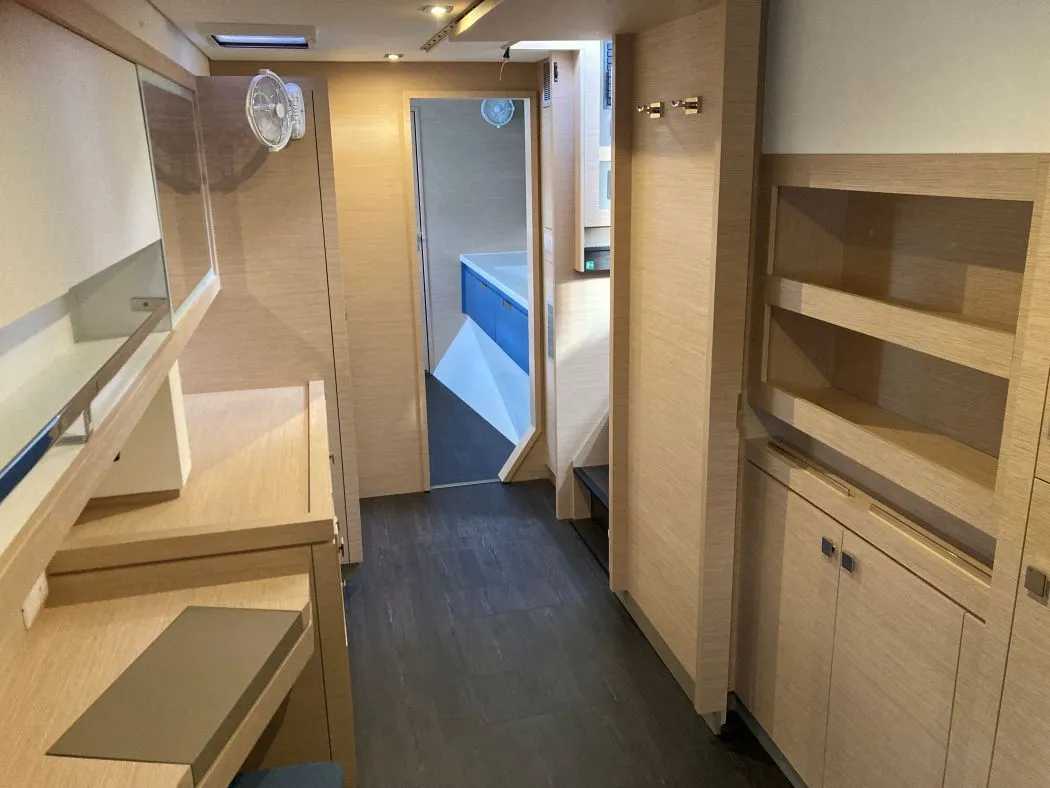 Cabin on Aquaphoria, a Fountaine Pajot Tanna 47 Maestro catamaran at Charlotte Amalie, United States