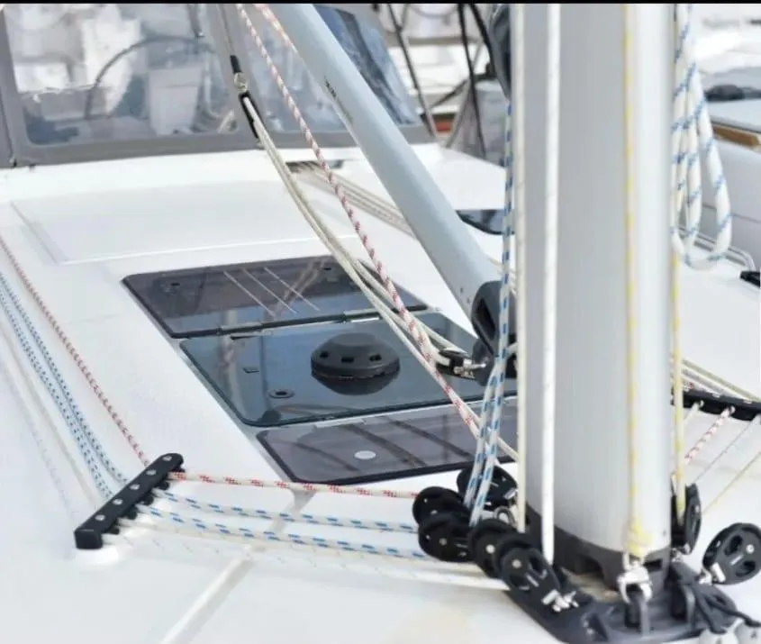 Athene, a Bavaria Cruiser 46 sailboat at Općina Rogoznica, Croatia