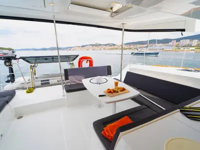 Julius Cesar III, a Lagoon 450 F catamaran at Općina Rogoznica, Croatia