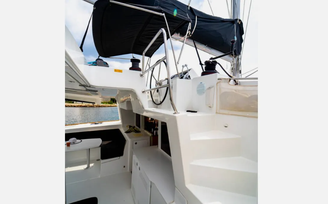 Julius Cesar III, a Lagoon 450 F catamaran at Općina Rogoznica, Croatia