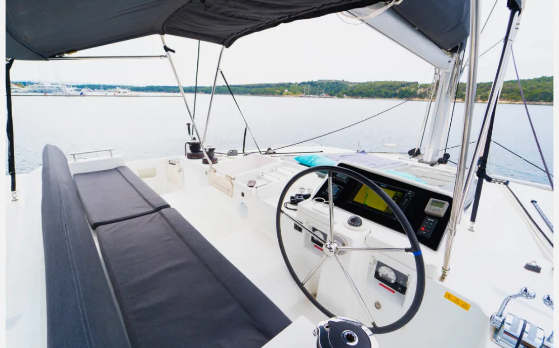 Julius Cesar III, a Lagoon 450 F catamaran at Općina Rogoznica, Croatia