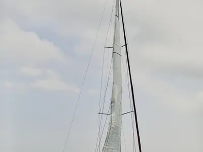 Exterior view of Sora, a Jeanneau Sun Odyssey 409 sailboat at Dénia, Spain