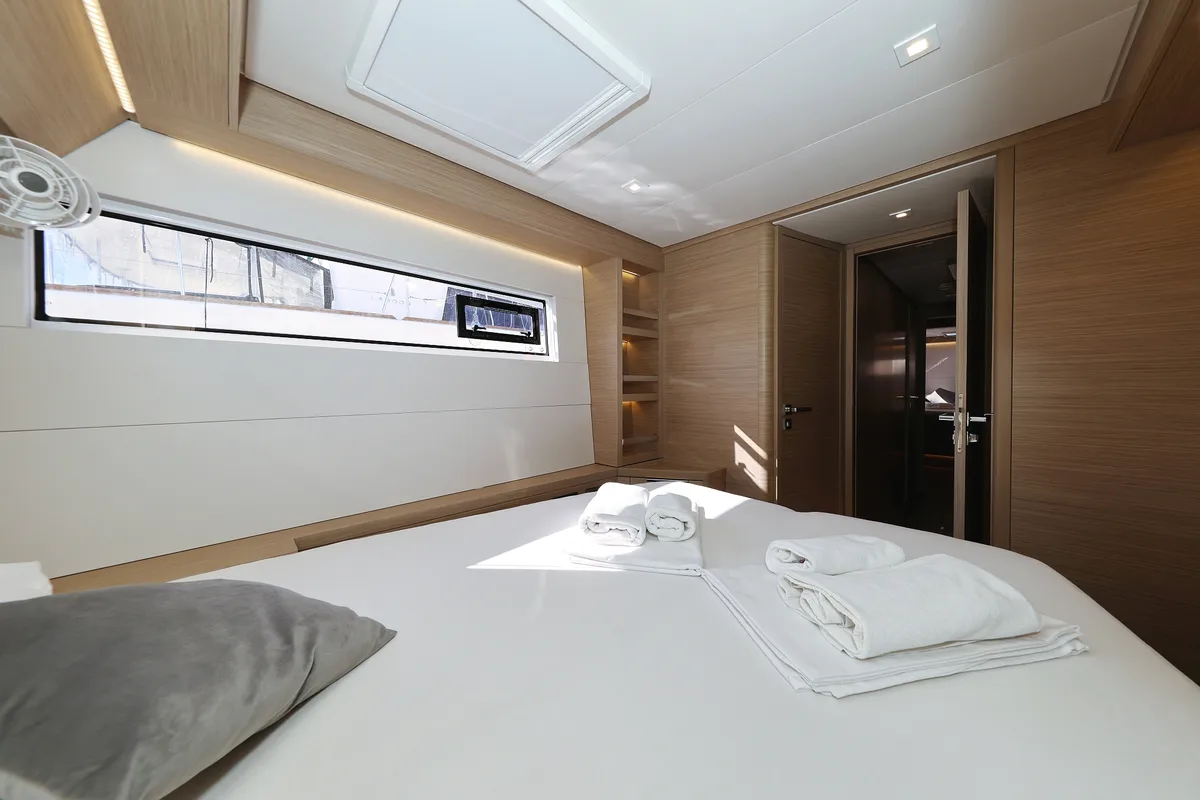 Cabin on APOLON, a Lagoon 51 catamaran at Sukošan, Croatia