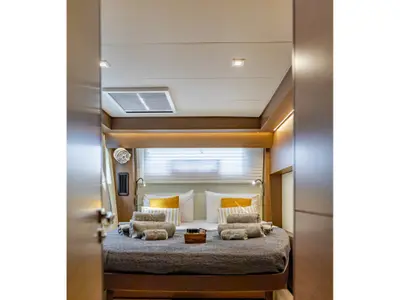 Cabin on OZELO, a Lagoon 50 catamaran at Municipal Unit of Lefkada, Greece