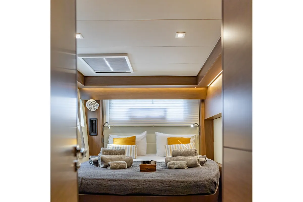 Cabin on OZELO, a Lagoon 50 catamaran at Municipal Unit of Lefkada, Greece