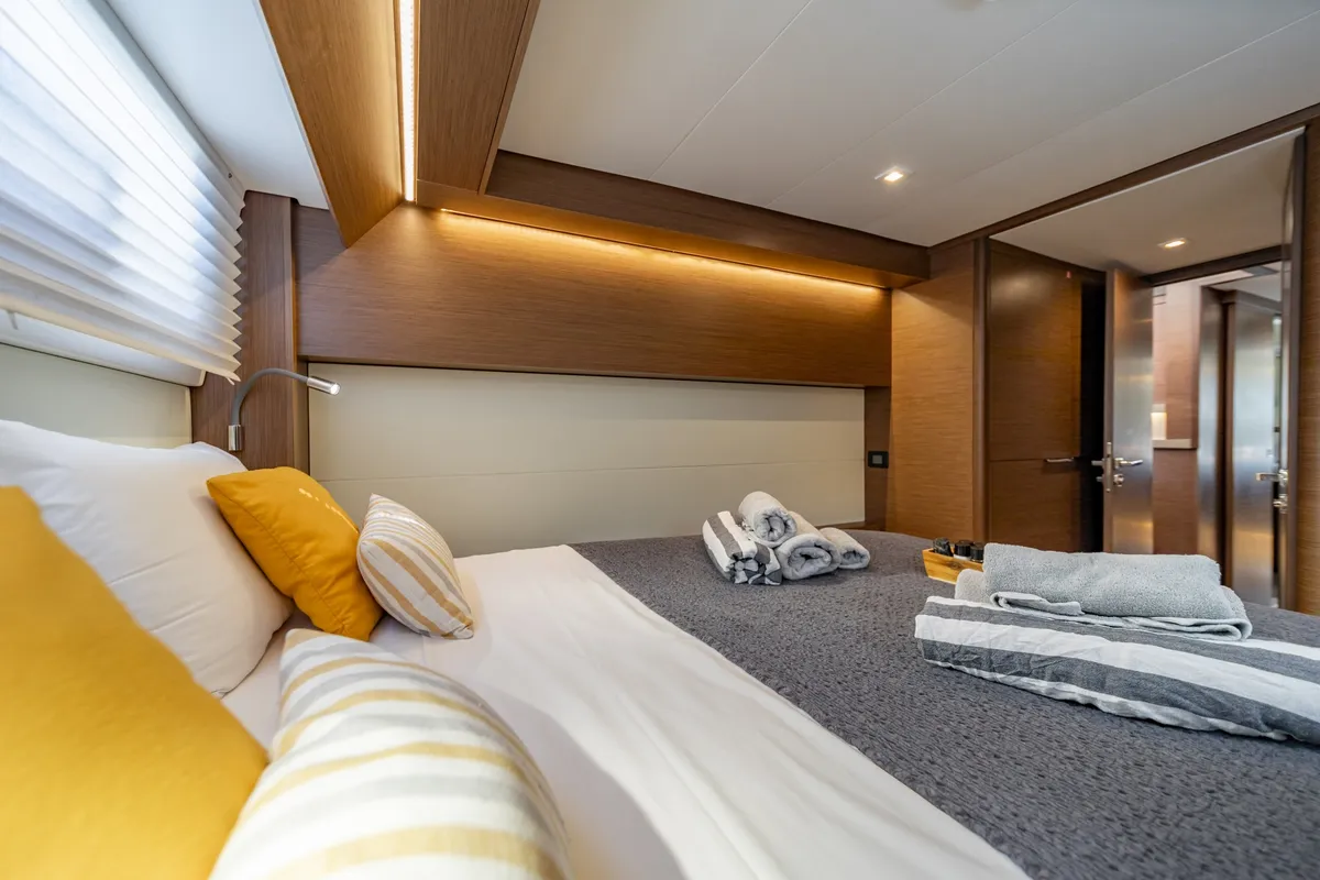 Cabin on OZELO, a Lagoon 50 catamaran at Municipal Unit of Lefkada, Greece