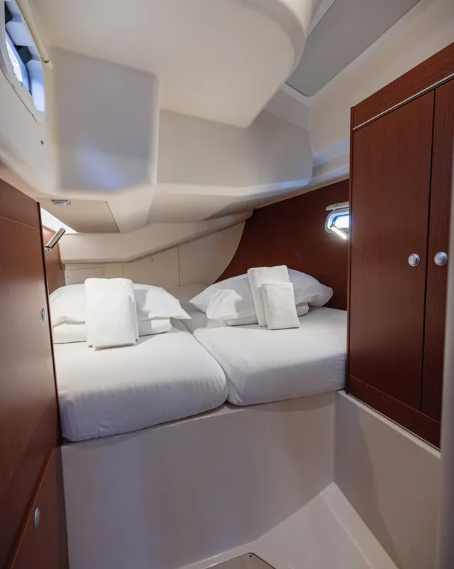 Cabin on Diamond, a Hanse 455 sailboat at Seget Donji, Croatia