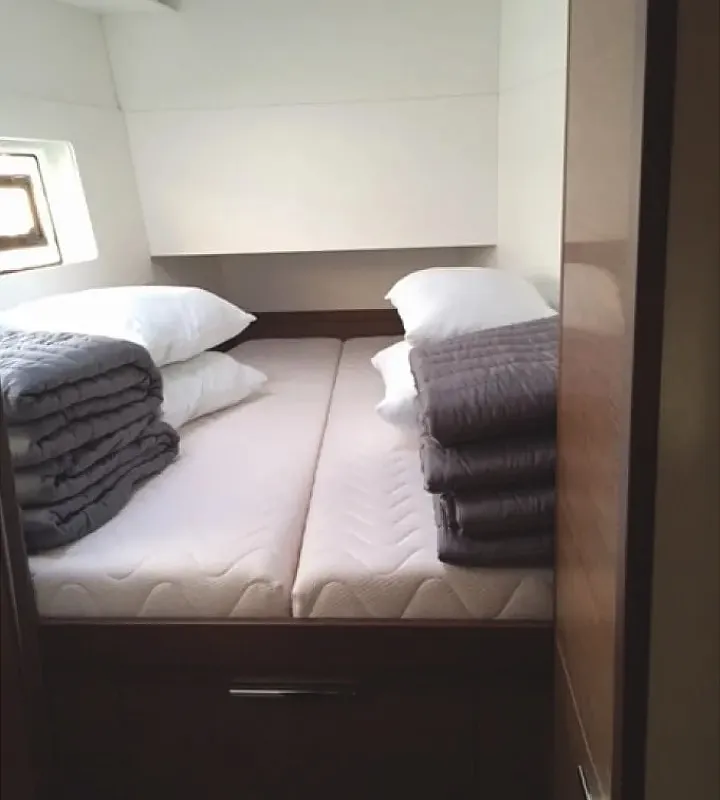 Cabin on AF-LAG40AN, a Lagoon 40 catamaran at Athens, Greece