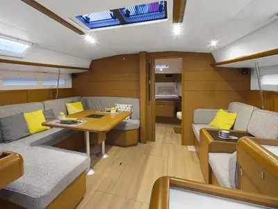 Alboran Bourbon (Azores), a Jeanneau Sun Odyssey 519 sailboat at Horta, Portugal
