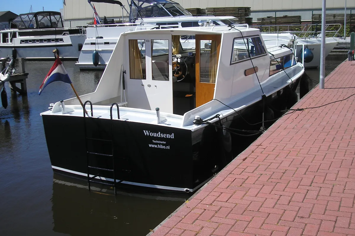 Exterior view of Inyol, a Gulet Excellent 900 motorboat at Woudsend, Netherlands