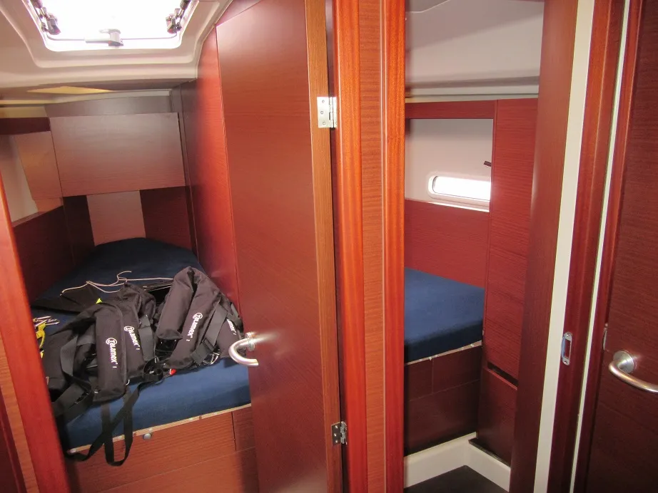 Cabin on Seven, a Hanse 458 sailboat at Fisksätra, Sweden