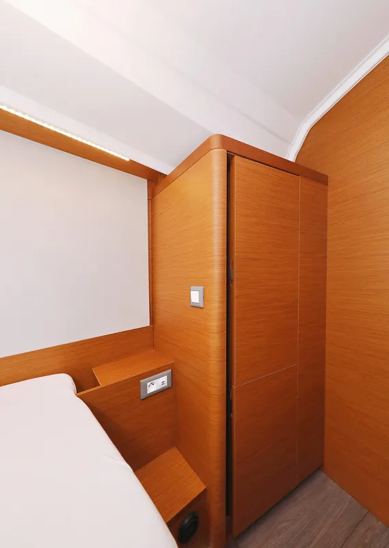 Cabin on Beauty, a Jeanneau Sun Odyssey 410 sailboat at Grad Biograd na Moru, Croatia