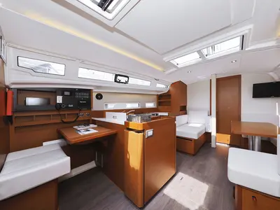 Salon of Beauty, a Jeanneau Sun Odyssey 410 sailboat at Grad Biograd na Moru, Croatia