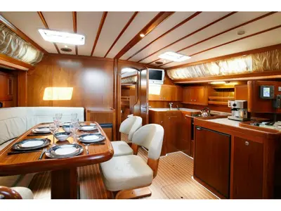 Salon of Dry, a Ocean Star 51.2 sailboat at Athens, Greece