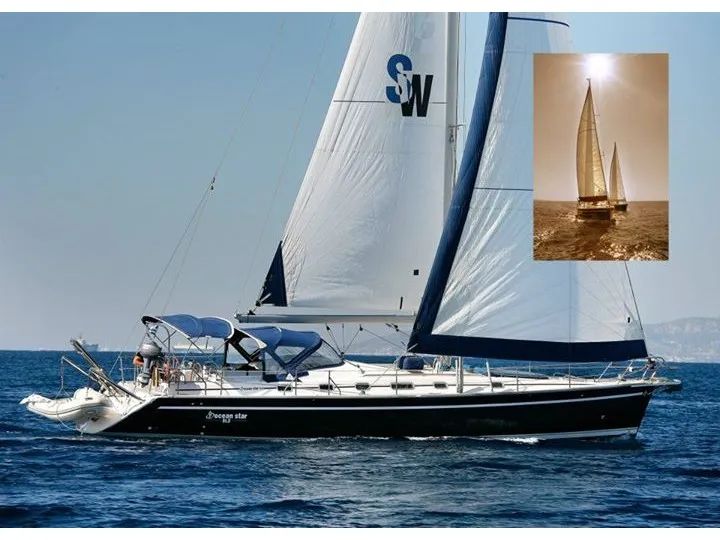 Exterior view of Dry, a Ocean Star 51.2 sailboat at Athens, Greece