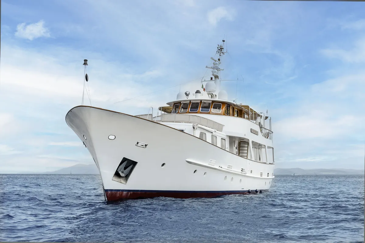 Exterior view of Five Angels - Motor yacht, a Gulet Motoryacht motor yacht at Castellammare di Stabia, Italy