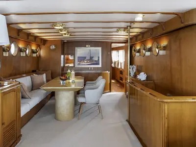 Salon of Five Angels - Motor yacht, a Gulet Motoryacht motor yacht at Castellammare di Stabia, Italy