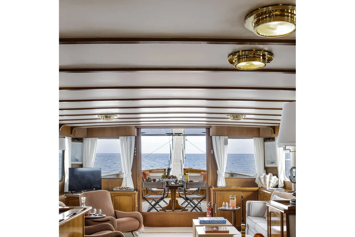 Salon of Five Angels - Motor yacht, a Gulet Motoryacht motor yacht at Castellammare di Stabia, Italy