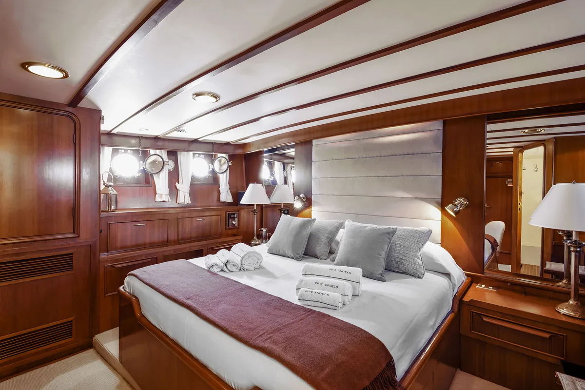 Cabin on Five Angels - Motor yacht, a Gulet Motoryacht motor yacht at Castellammare di Stabia, Italy
