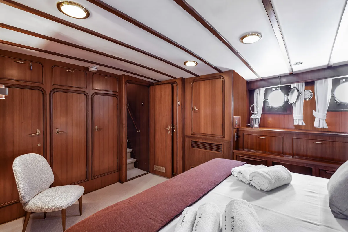 Cabin on Five Angels - Motor yacht, a Gulet Motoryacht motor yacht at Castellammare di Stabia, Italy