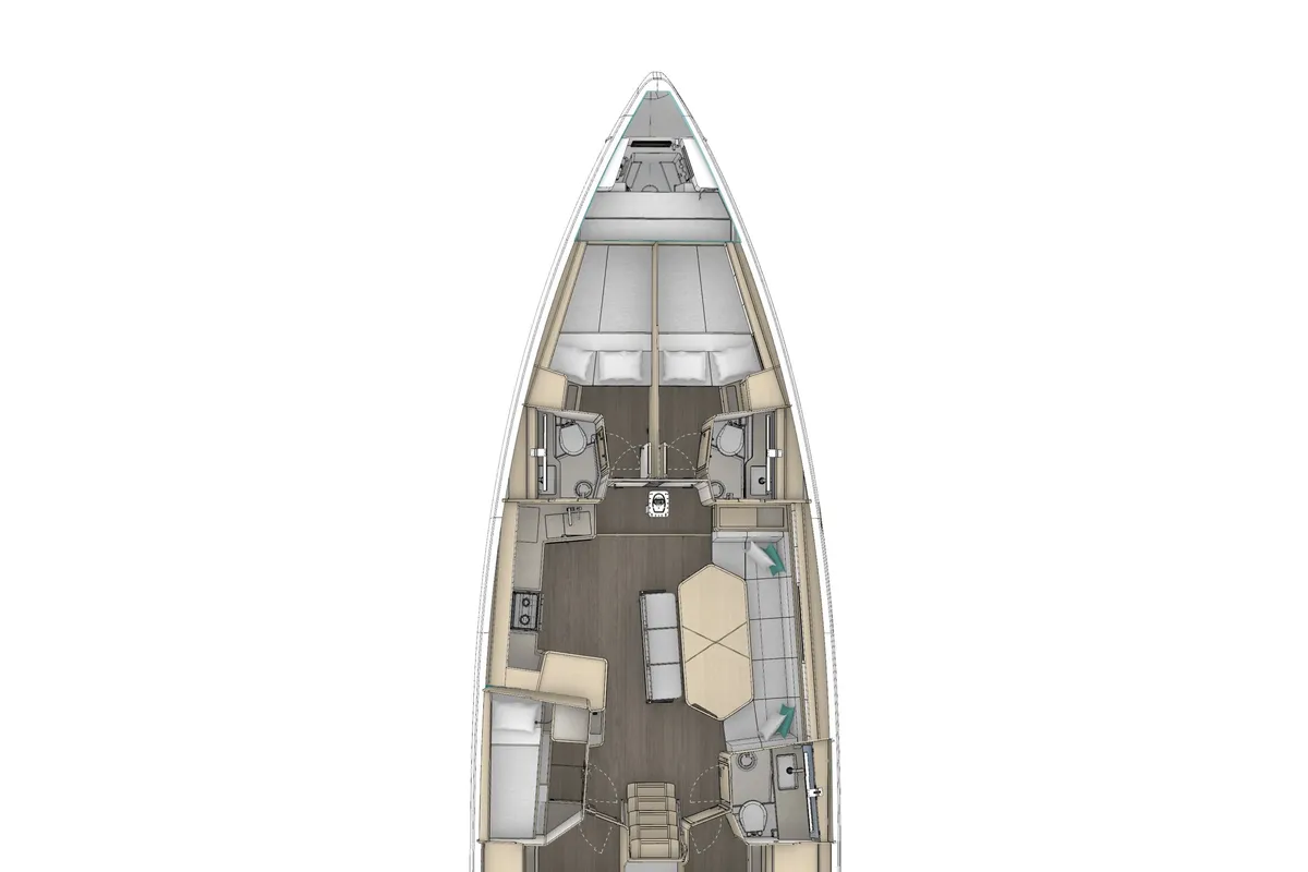 Tiche - Water maker, Solar Panel, a Dufour 48 sailboat at Piombino, Italy