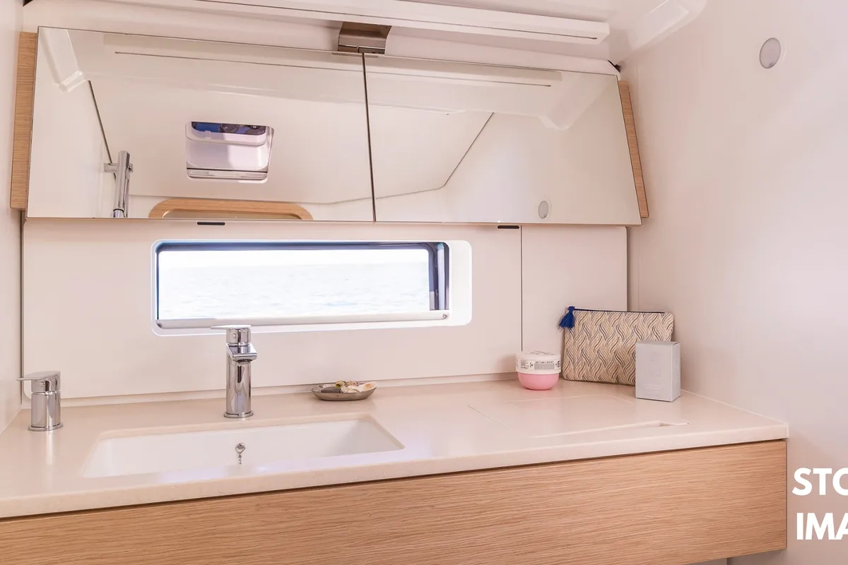 Tiche - Water maker, Solar Panel, a Dufour 48 sailboat at Piombino, Italy