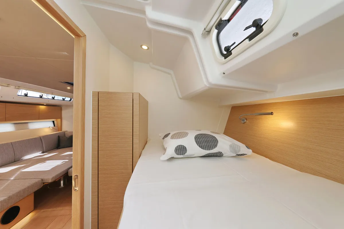 Cabin on Kontrari - OW, a Hanse 460 sailboat at Grad Biograd na Moru, Croatia