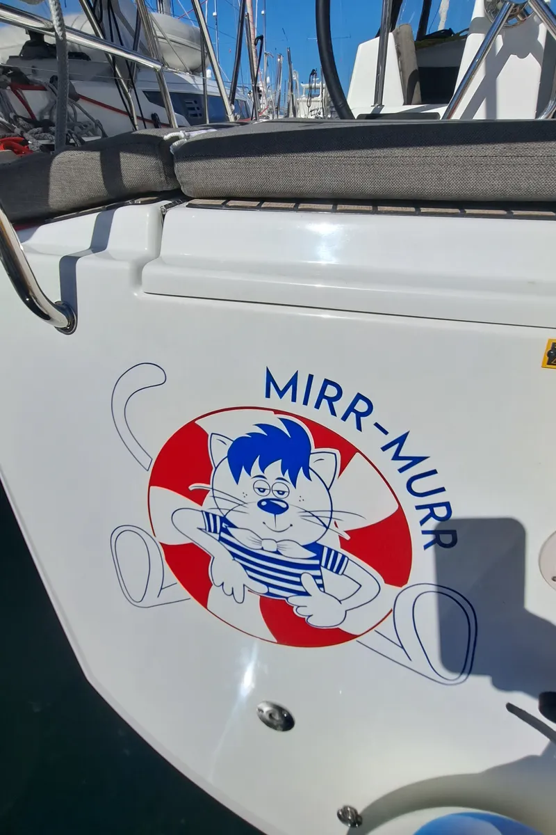 Mirrmurr, a Jeanneau Sun Odyssey 490 sailboat at Kaštela, Croatia