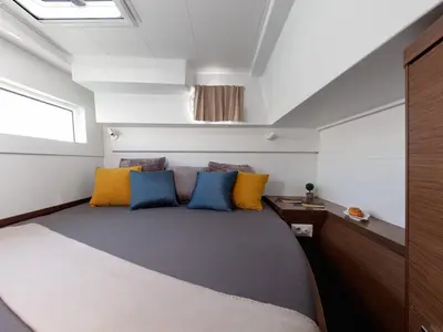 Cabin on Zagvozd, a Lagoon 40 catamaran at Grad Kaštela, Croatia