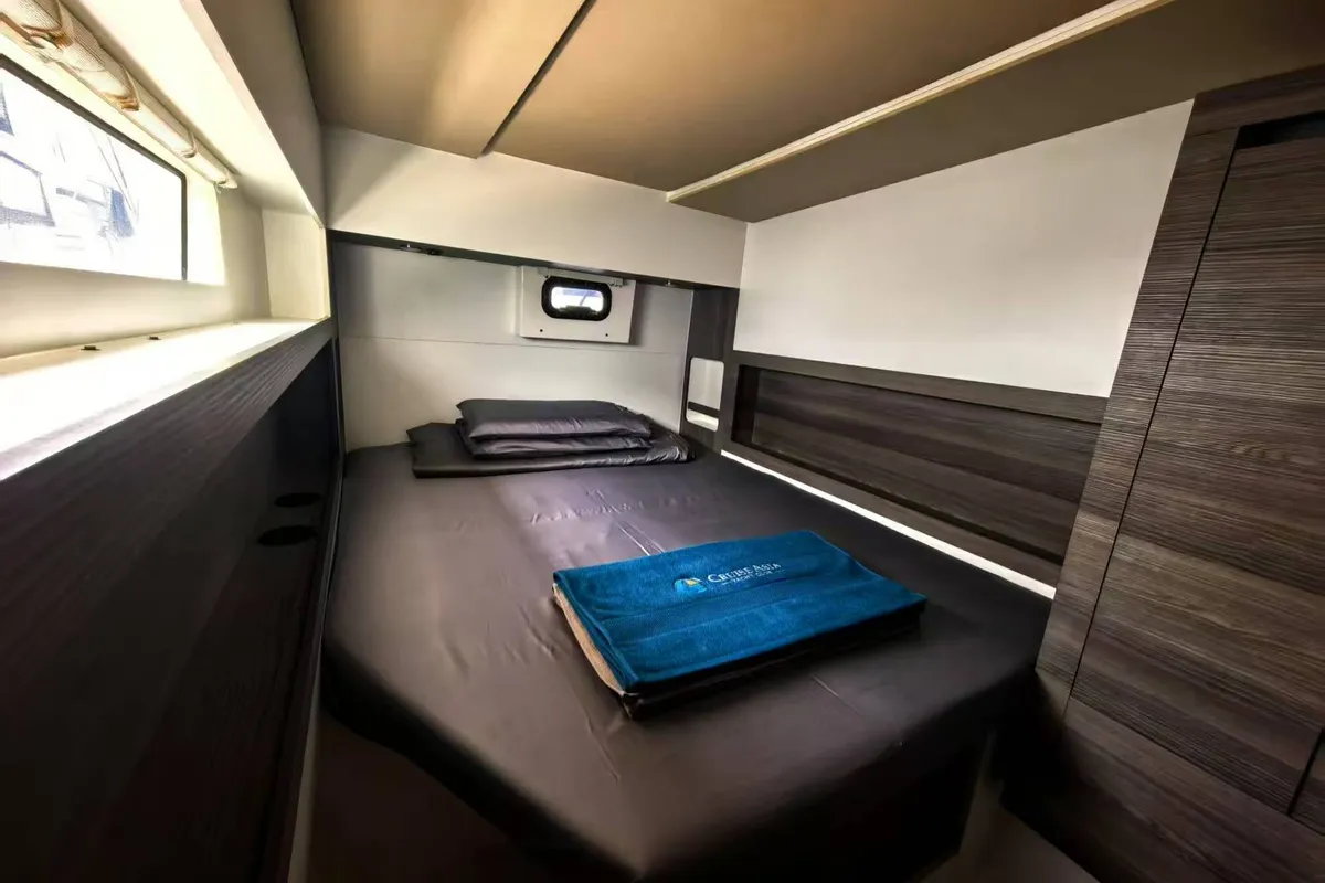 Galley of Andaman Discovery 2, a Nautitech 40 Open catamaran at Mai Khao, Thailand
