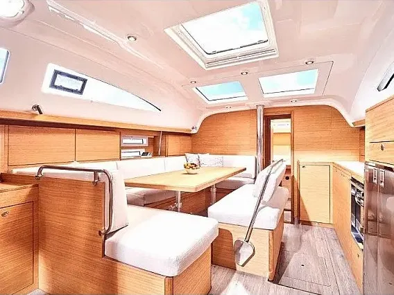 Salon of Ziggy, a Elan Impression 45.1 sailboat at Grad Trogir, Croatia