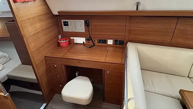 Salon of Ziggy, a Elan Impression 45.1 sailboat at Grad Trogir, Croatia