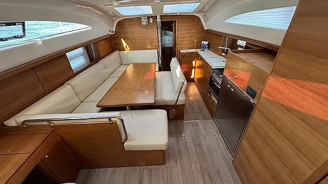 Salon of Ziggy, a Elan Impression 45.1 sailboat at Grad Trogir, Croatia
