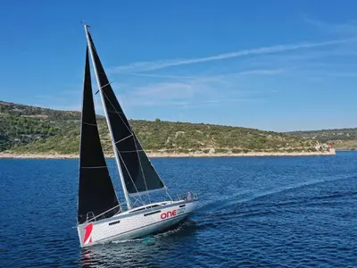 One More Time, a More 40 sailboat at Biograd na Moru, Croatia