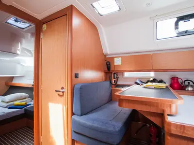 Salon of Fantasy, a Bavaria Cruiser 51 sailboat at Split, Croatia