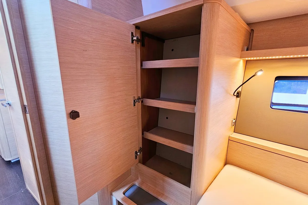 Cabin on Presto, a Dufour 44 sailboat at Kaštela, Croatia