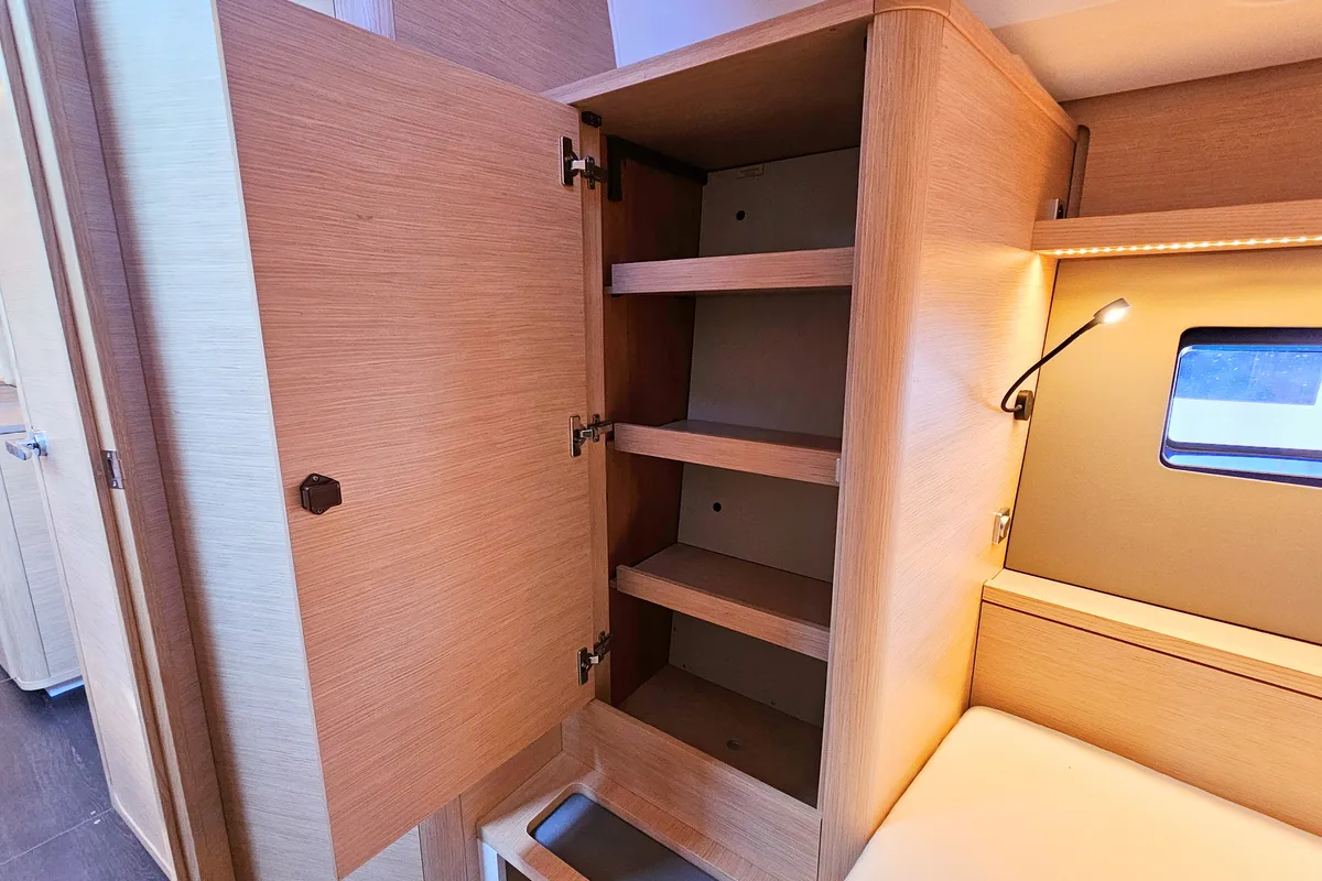 Cabin on Presto, a Dufour 44 sailboat at Kaštela, Croatia