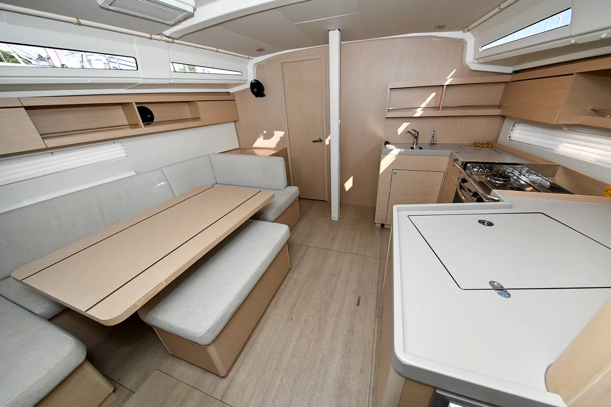 Galley of Orion, a Beneteau Oceanis 40.1 sailboat at Zadar, Croatia